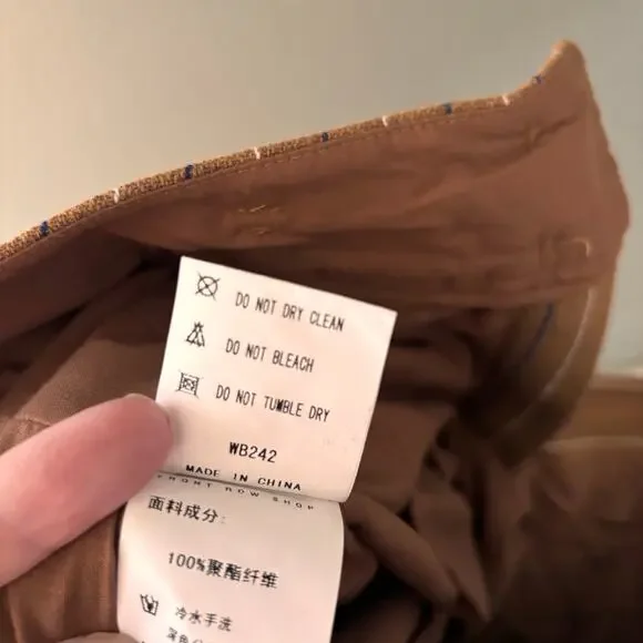 Front Row Shop NWT Pleated Cuffed Trouser Pants - Picture 2 of 6